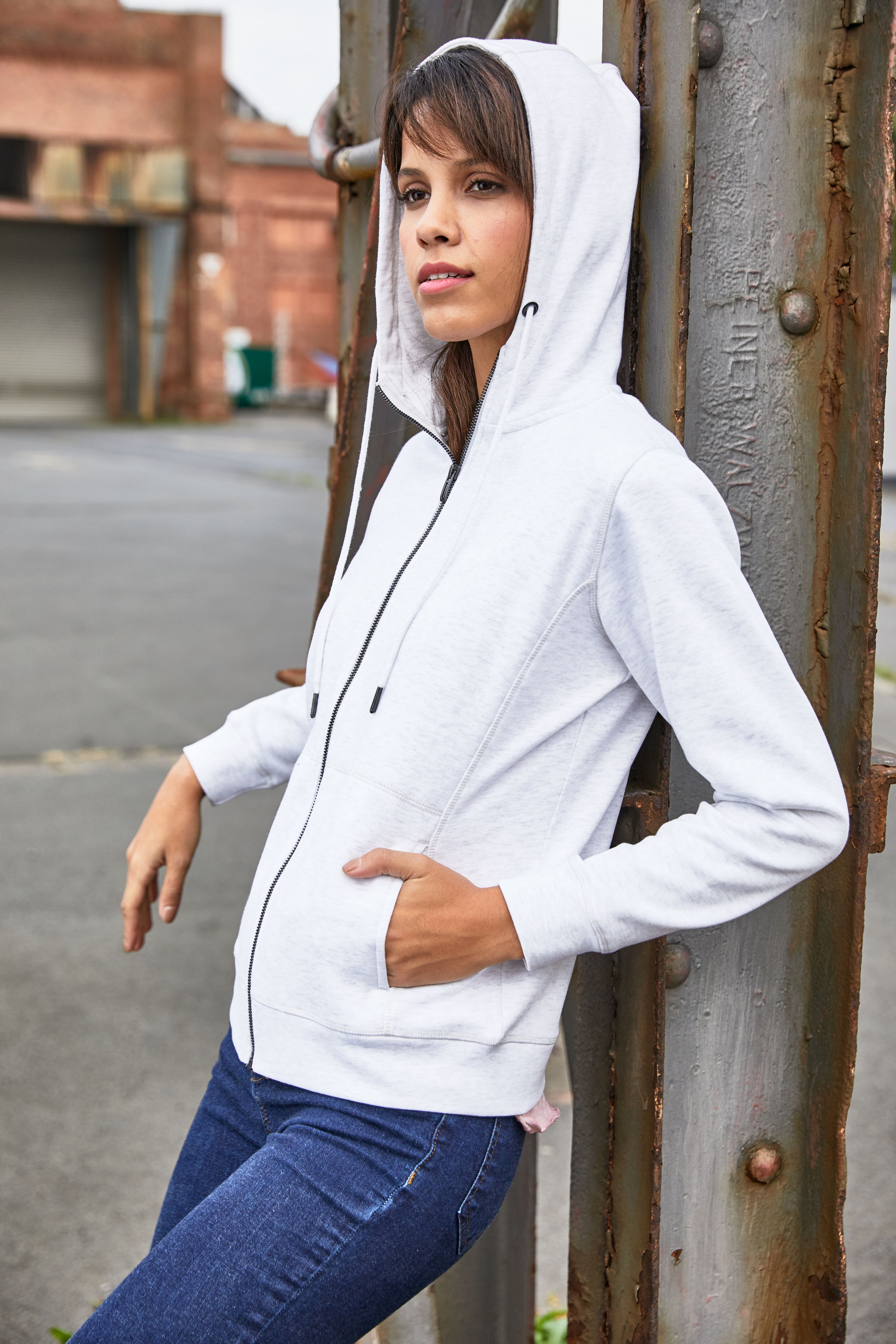Damen Hoody Sweatjacke