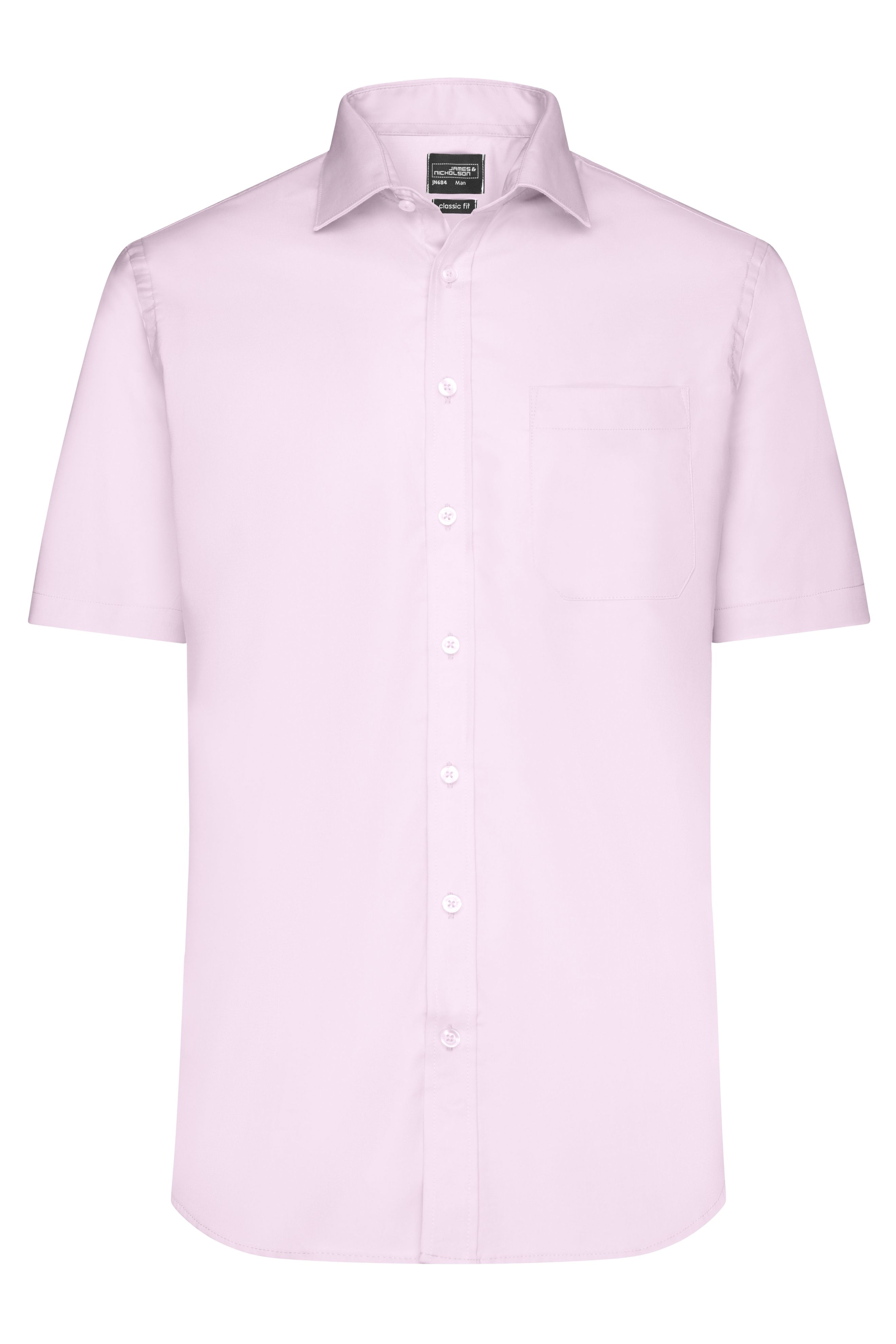 Kurzarm Herrenhemd Micro-Twill