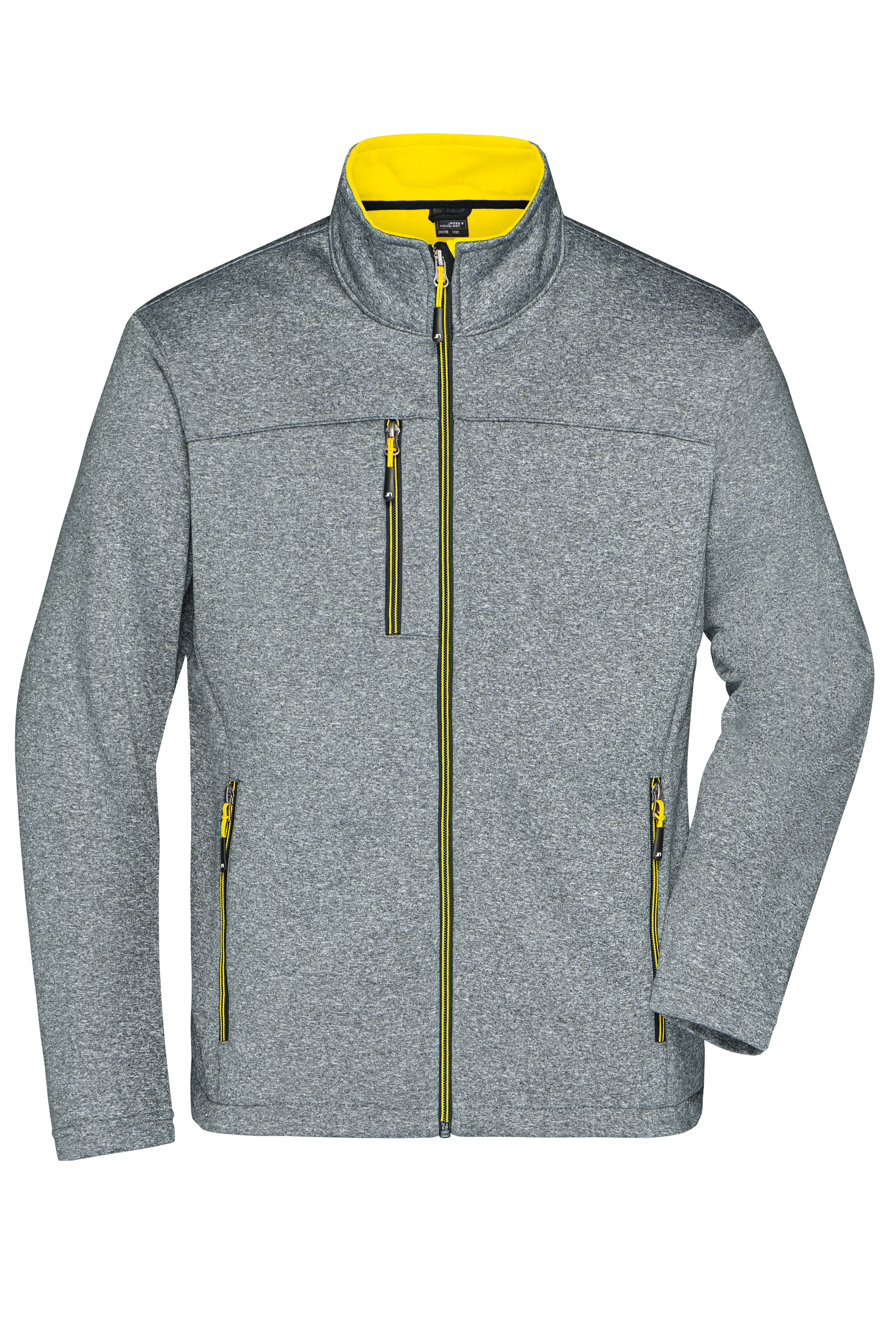 Softshelljacke in Melange-Optik