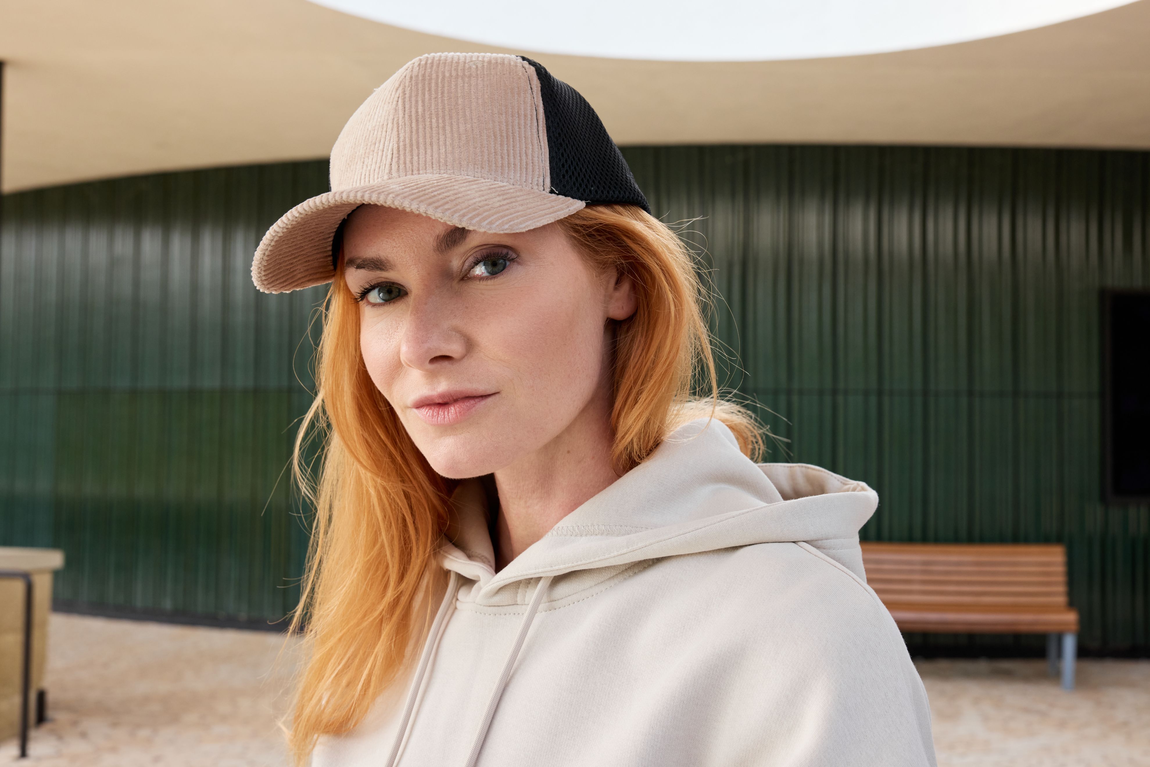 6 Panel Cord Mesh Cap