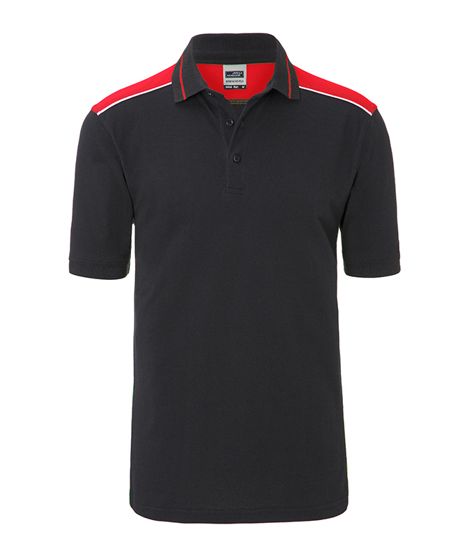 Herren Workwear Polo Kontrast