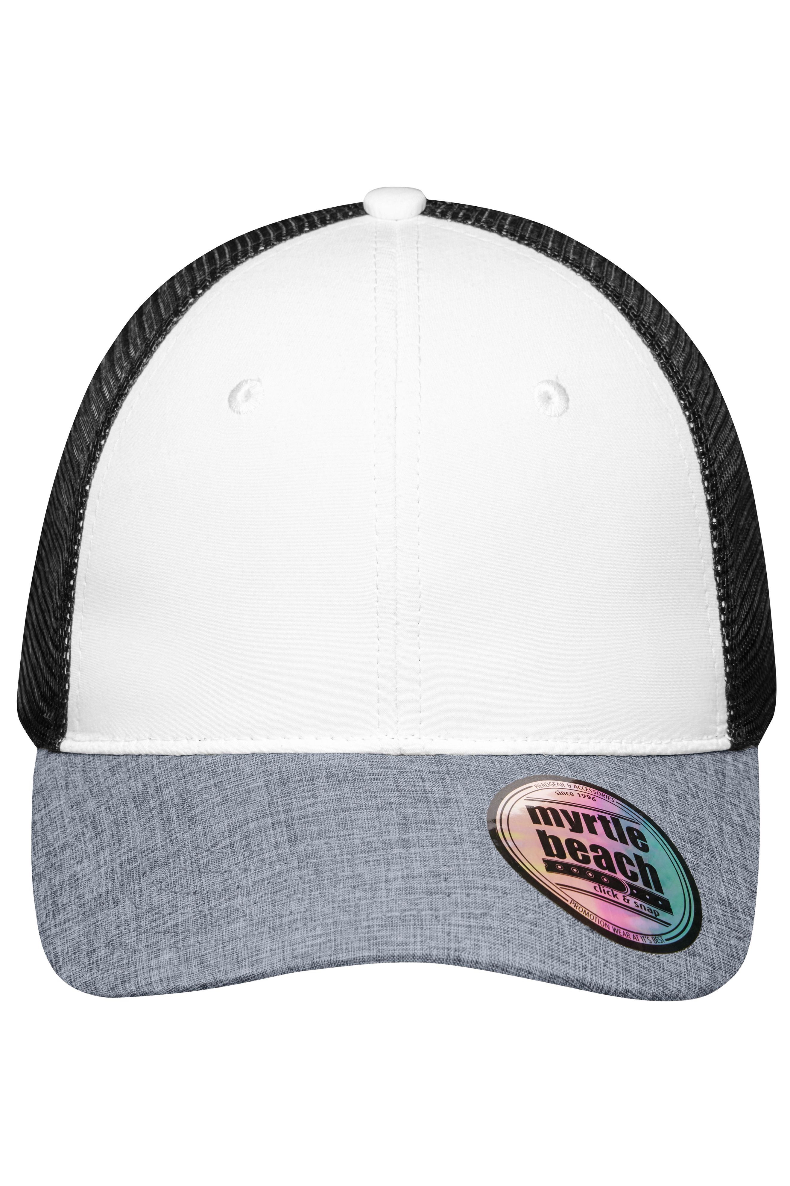 white/grey-melange/black