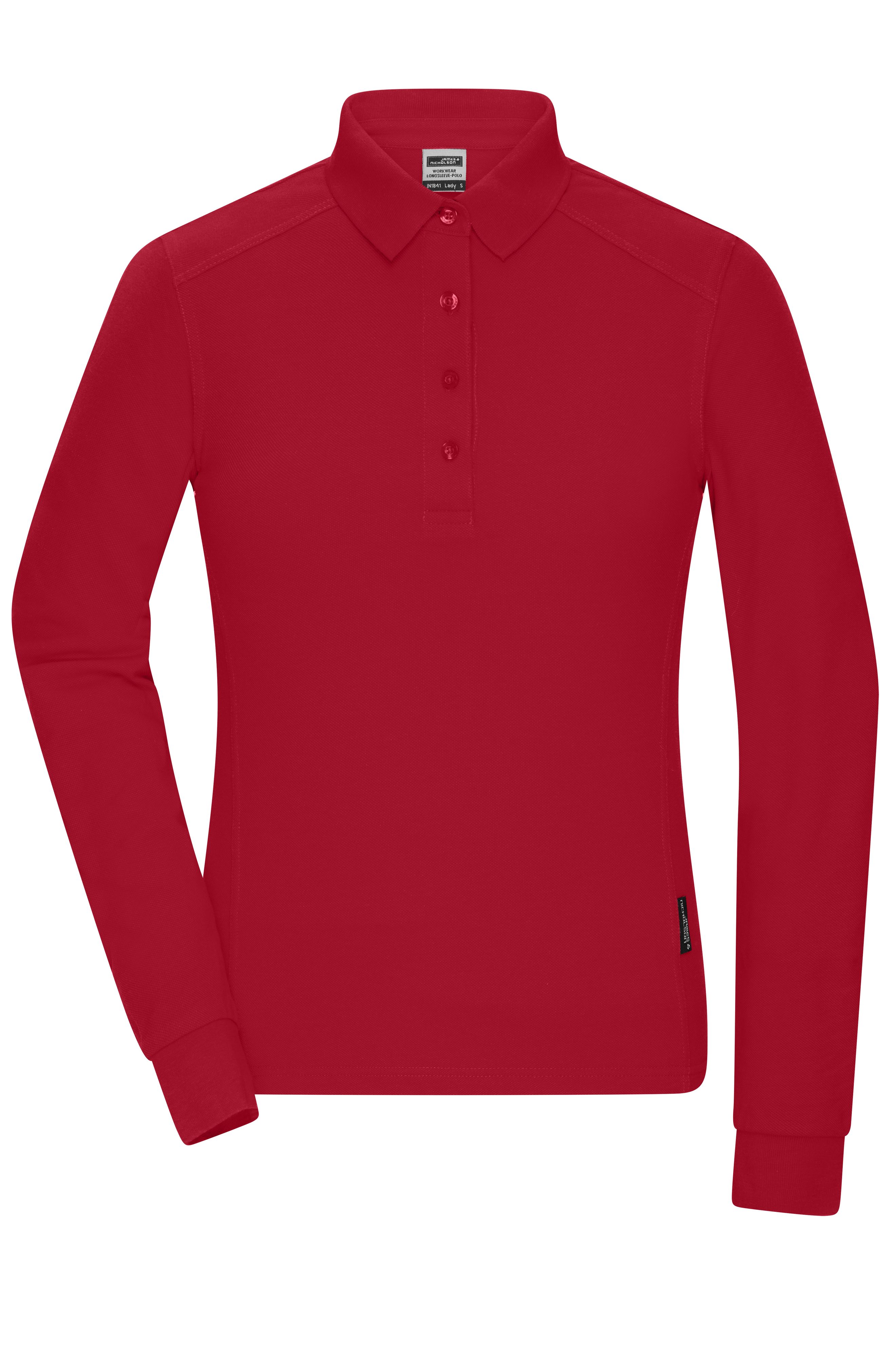 Damen Bio Workwear Longsleeve Polo