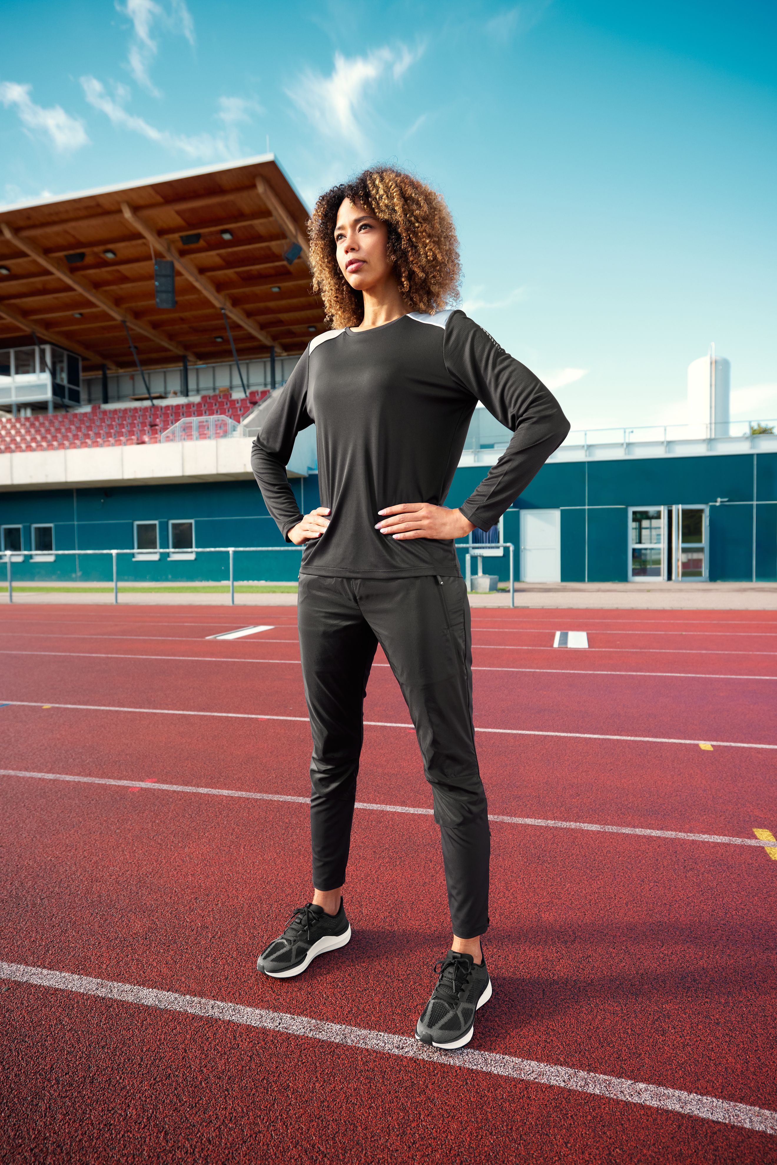 Damen Laufshirt Langarm GRS