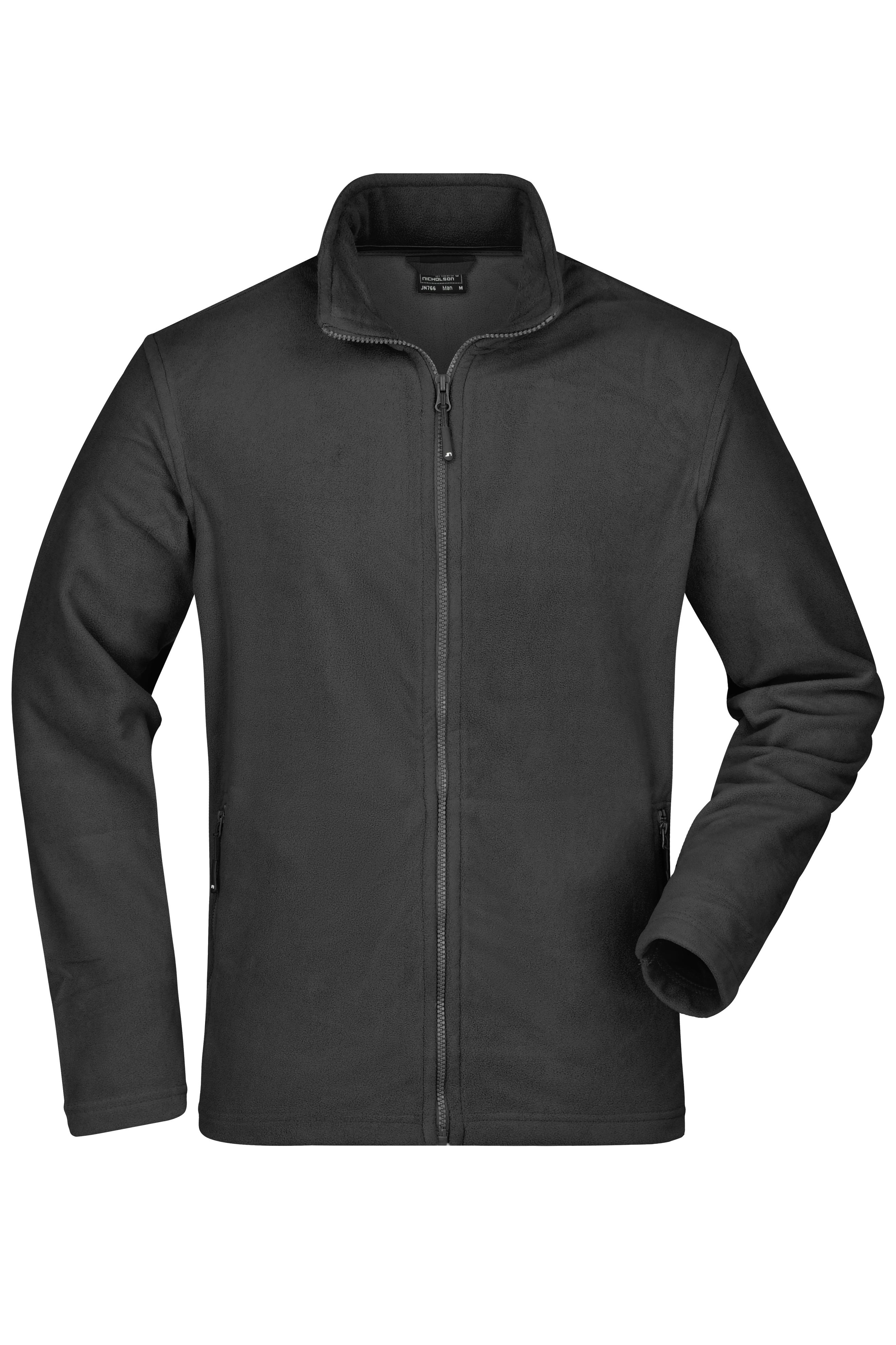 Herren Basic Fleecejacke