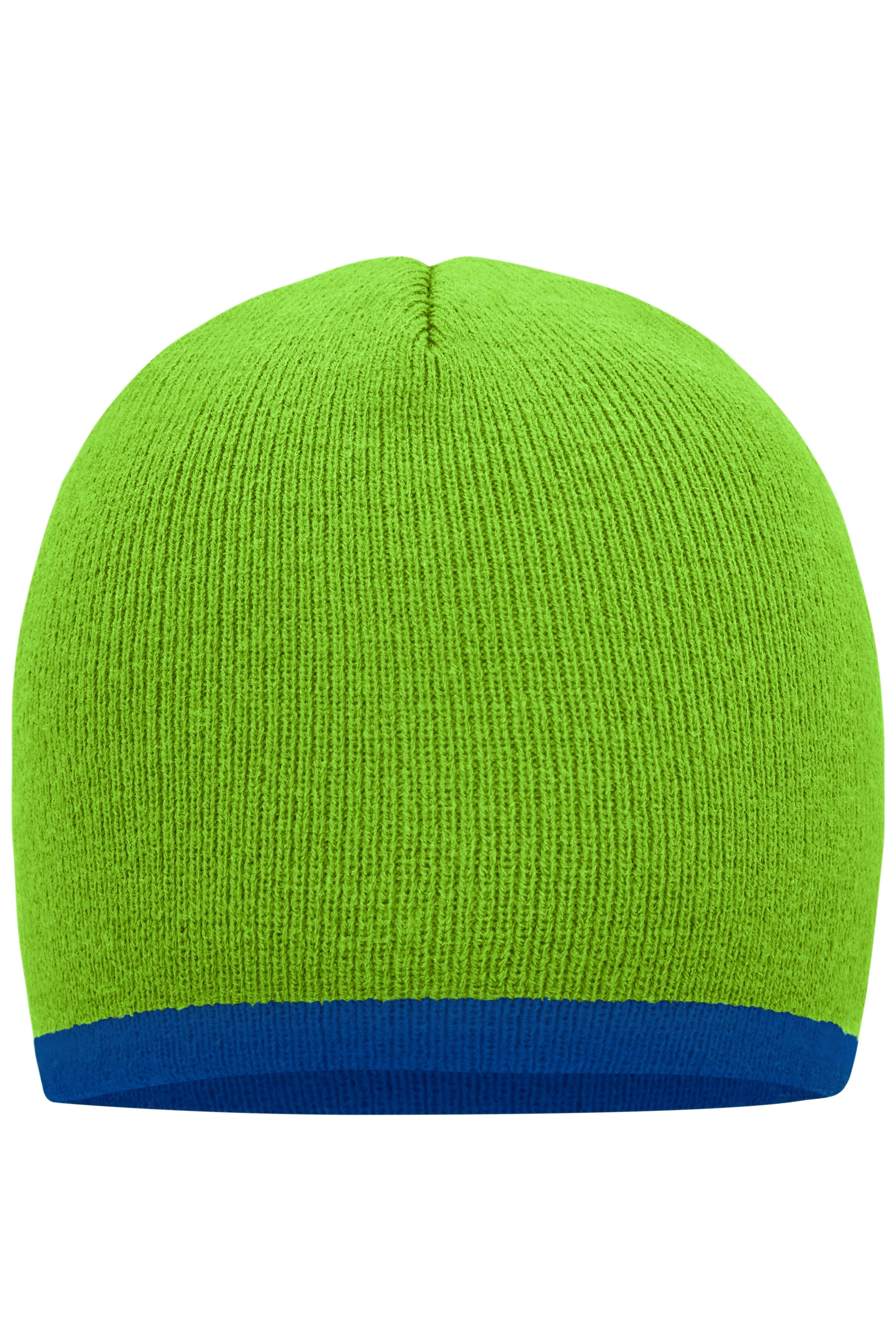Beanie Mütze mit Kontrastrand